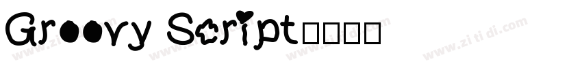 Groovy Script字体转换